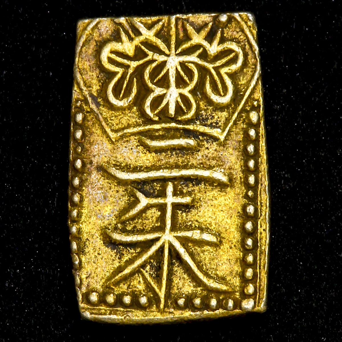 auction,日本 天保二朱判金 Tenpo 2Shu-ban-kin 天保3年~安政5年(1832~58)VF(上品