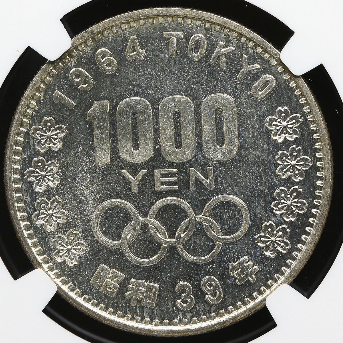 オークション,日本 東京オリンピック記念1000円銀貨 Tokyo Olympic 