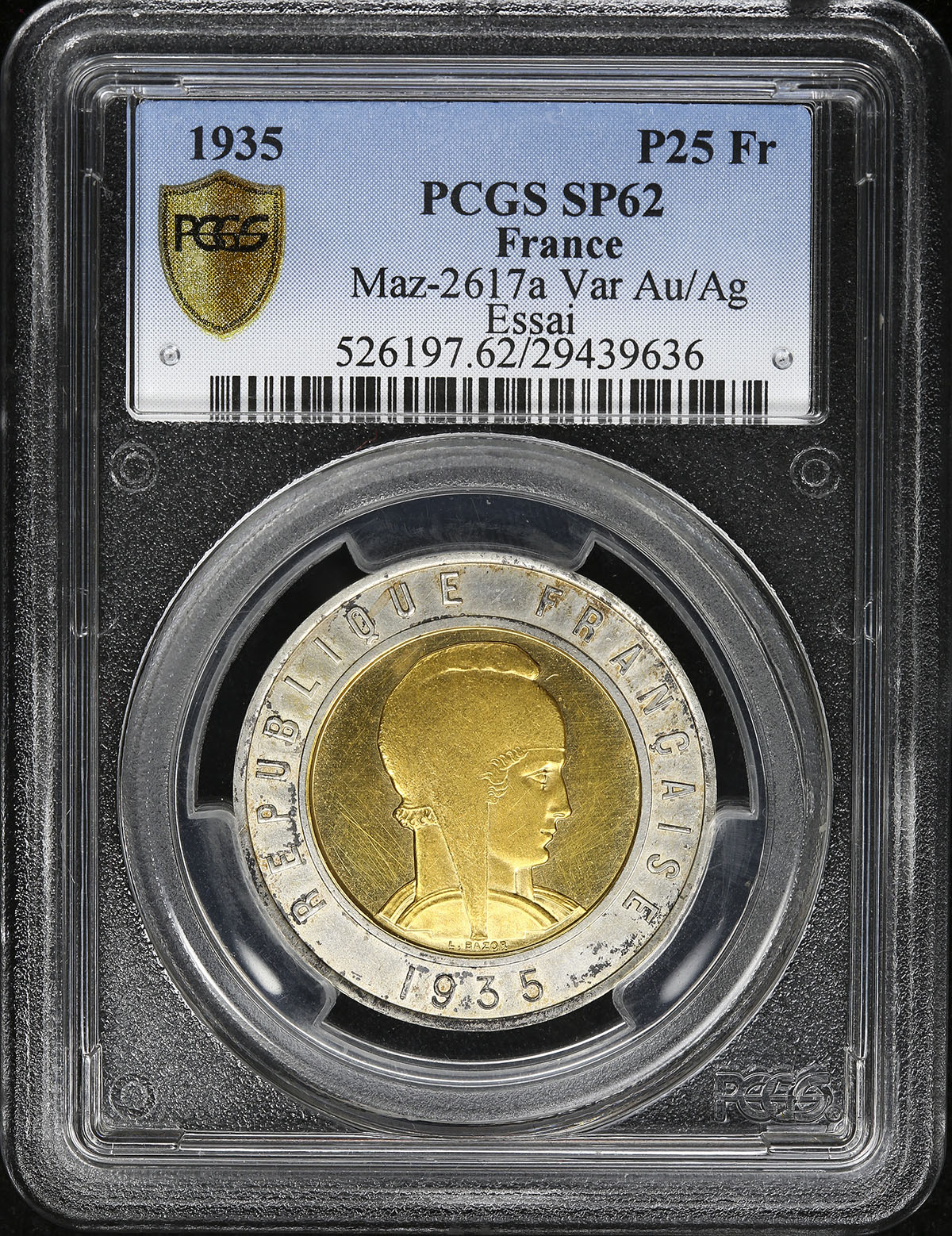 【国内配送】 フランス 1938年 19世紀後半 超大判 1000francs 美品下- 世界
