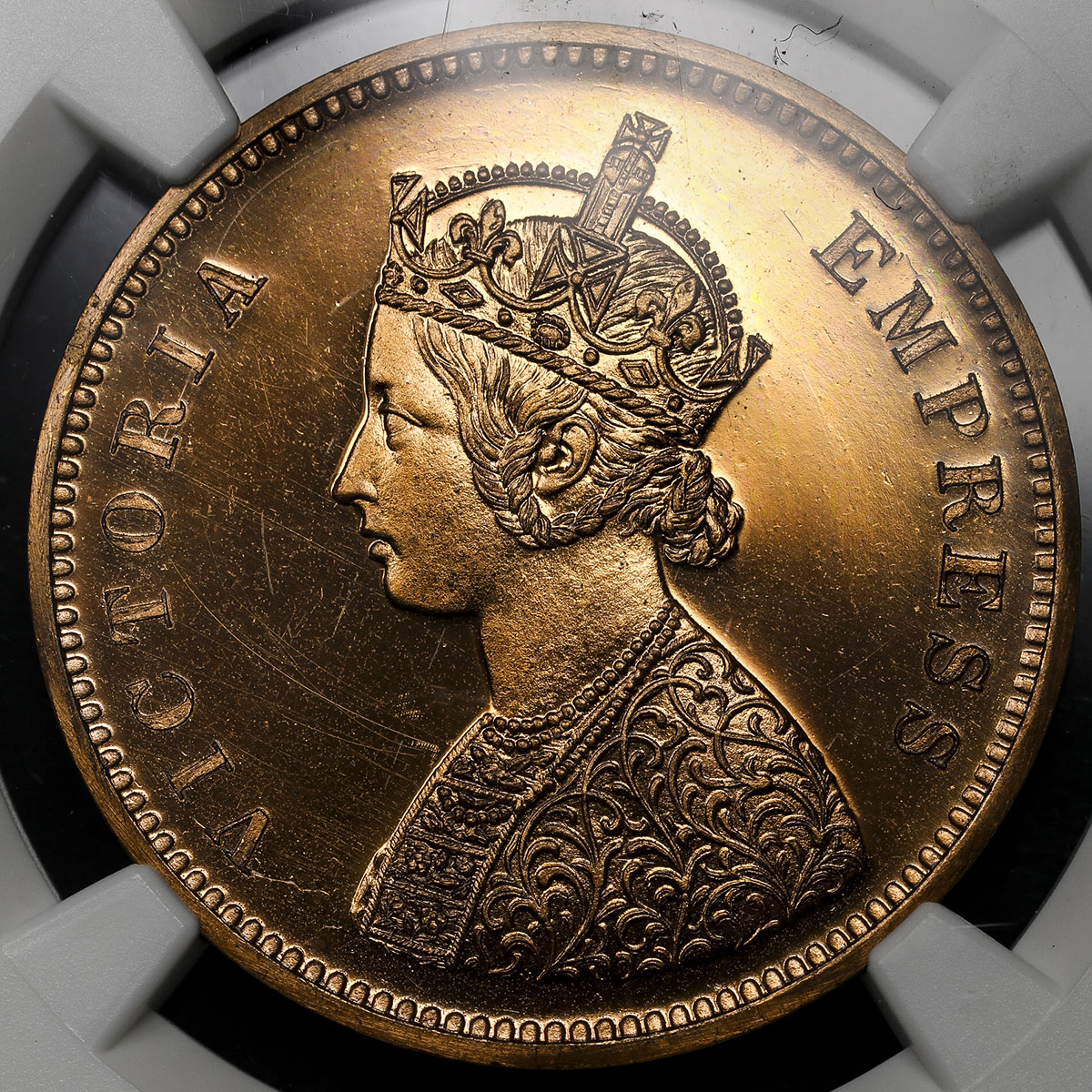 貨幣博物館 | INDIA British India イギリス領インド Restrike 1/2Anna