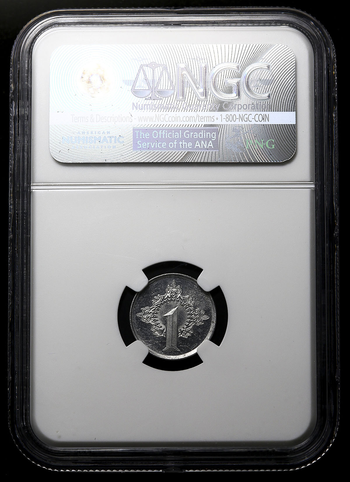 auction,NGC-MS62日本 未発行ジャワ一銭アルミ貨 Un-issued Alminum 1Sen for Java 皇紀2604年(1944)  -UNC