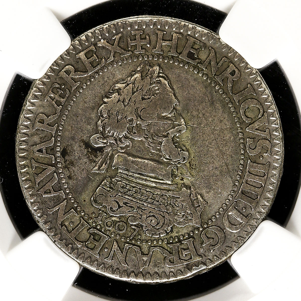 古代ローマ銅製メダルフランス国王アンリ4世です。希少 貨幣博物館 | FRANCE Henry IV アンリ4世 (1589~1610) Piefort 1/4Ecu
