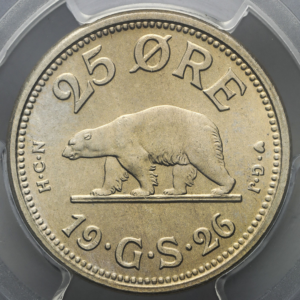 貨幣博物館 | GREENLAND グリーンランド 25Ore 1926HCN