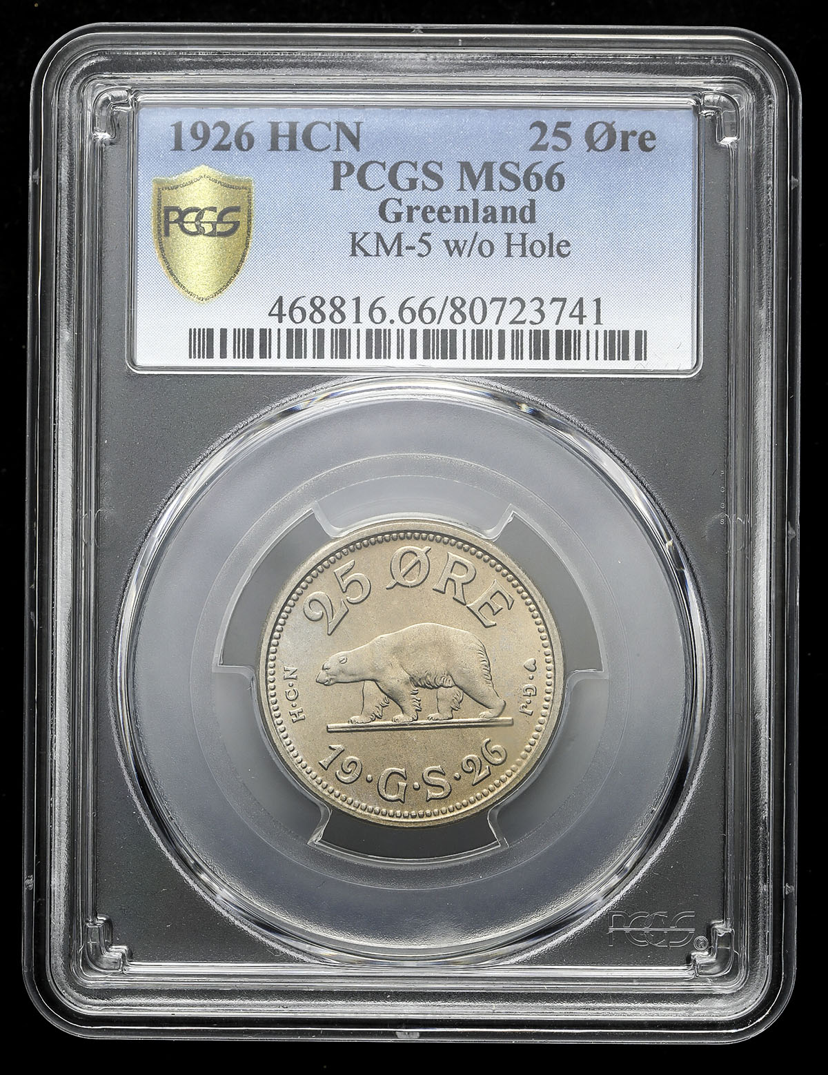 貨幣博物館 | GREENLAND グリーンランド 25Ore 1926HCN