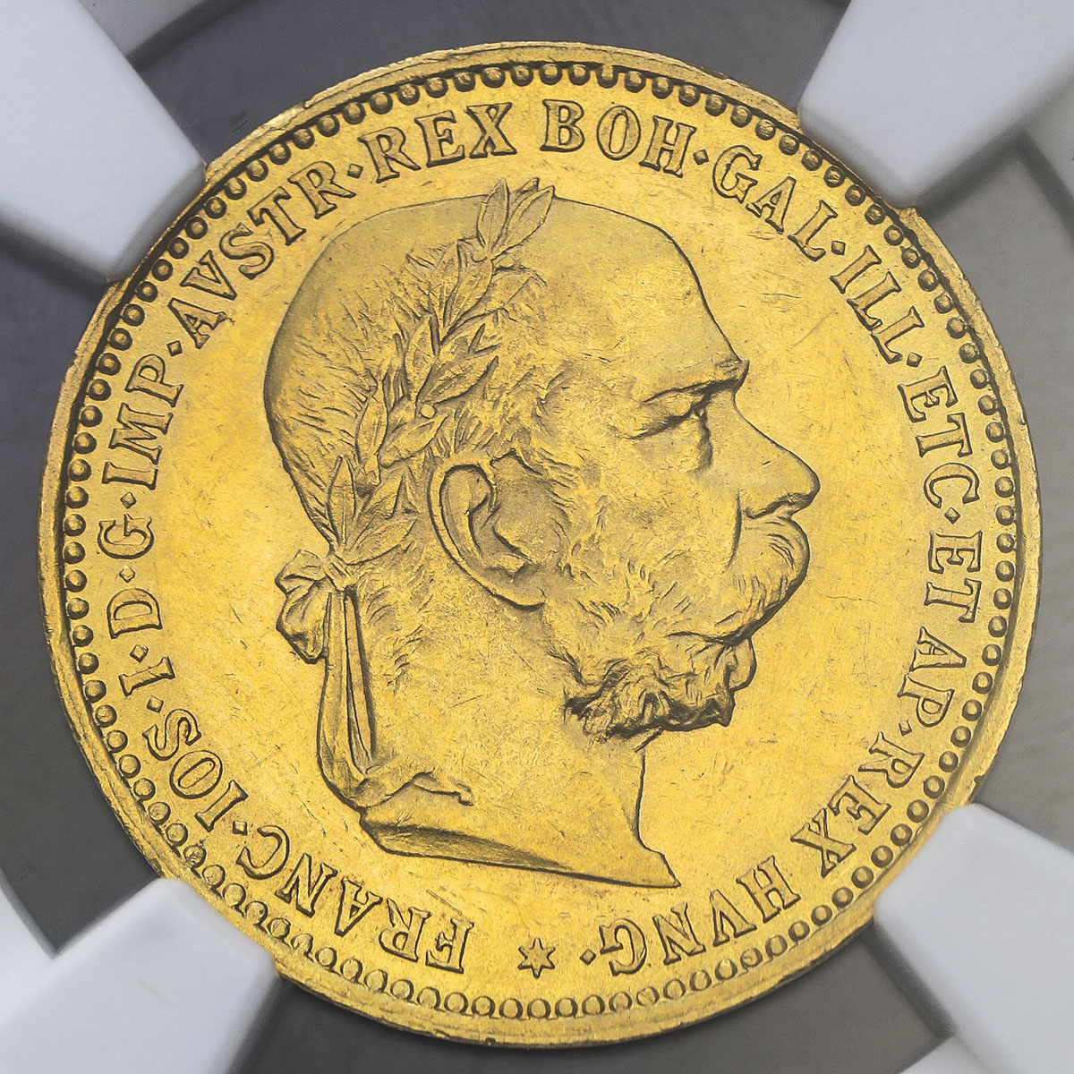 貨幣博物館 | AUSTRIA Franz Josef I フランツ・ヨーゼフ1世(1848~1916) 10Corona 1896