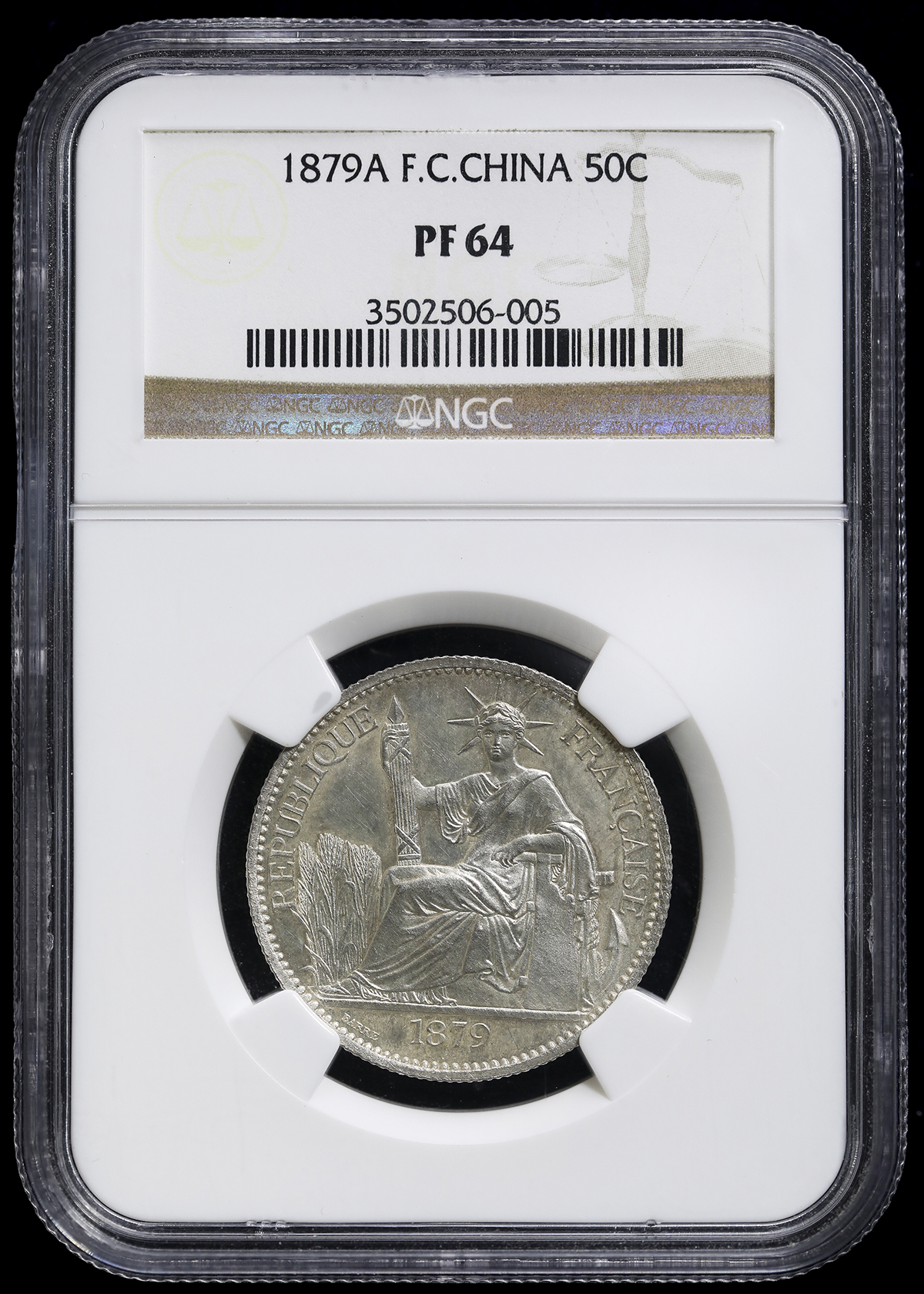貨幣博物館 | FRENCH COCHIN-CHINA フランス領コーチシナ 50Cents