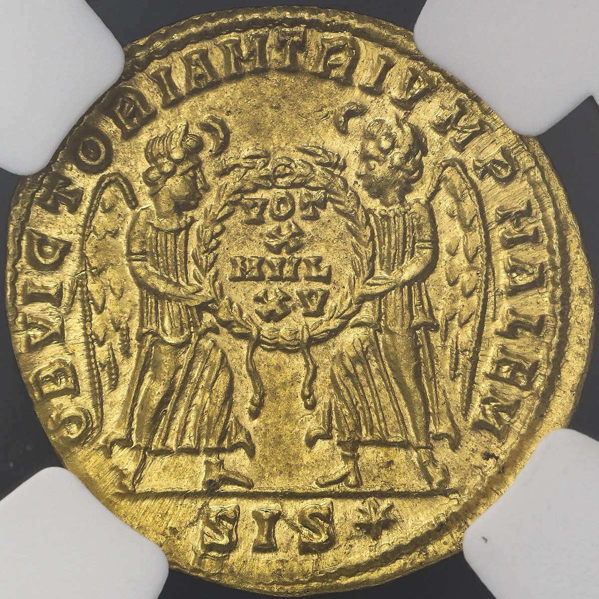 貨幣博物館 | Roman Empire ローマ帝国 AV Solidus Constans I コン
