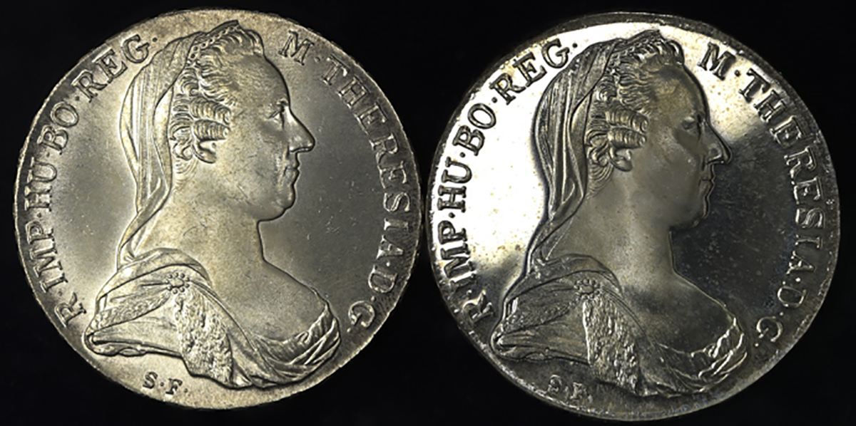 貨幣博物館 | AUSTRIA オーストリア Restrike Taler 1780 EF~UNC