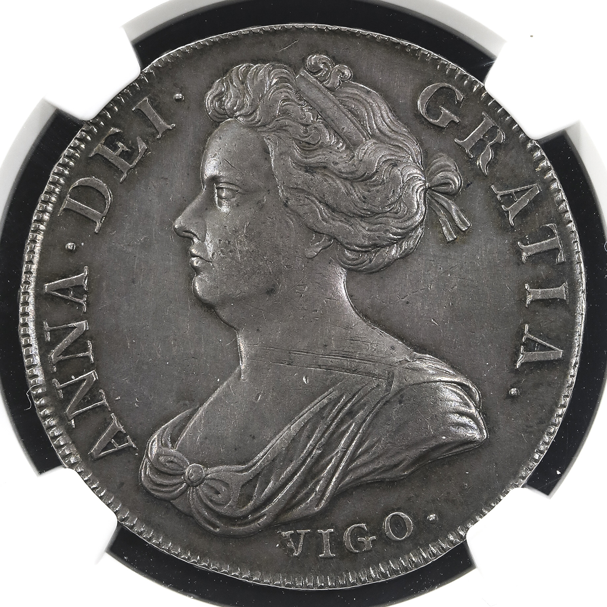 3139.　美品　1833年　イギリス領　ボンベイ　クォーターアンナ 貨幣博物館 | GREAT BRITAIN Anne アン（1702~14） 5Guinea 1706 -EF
