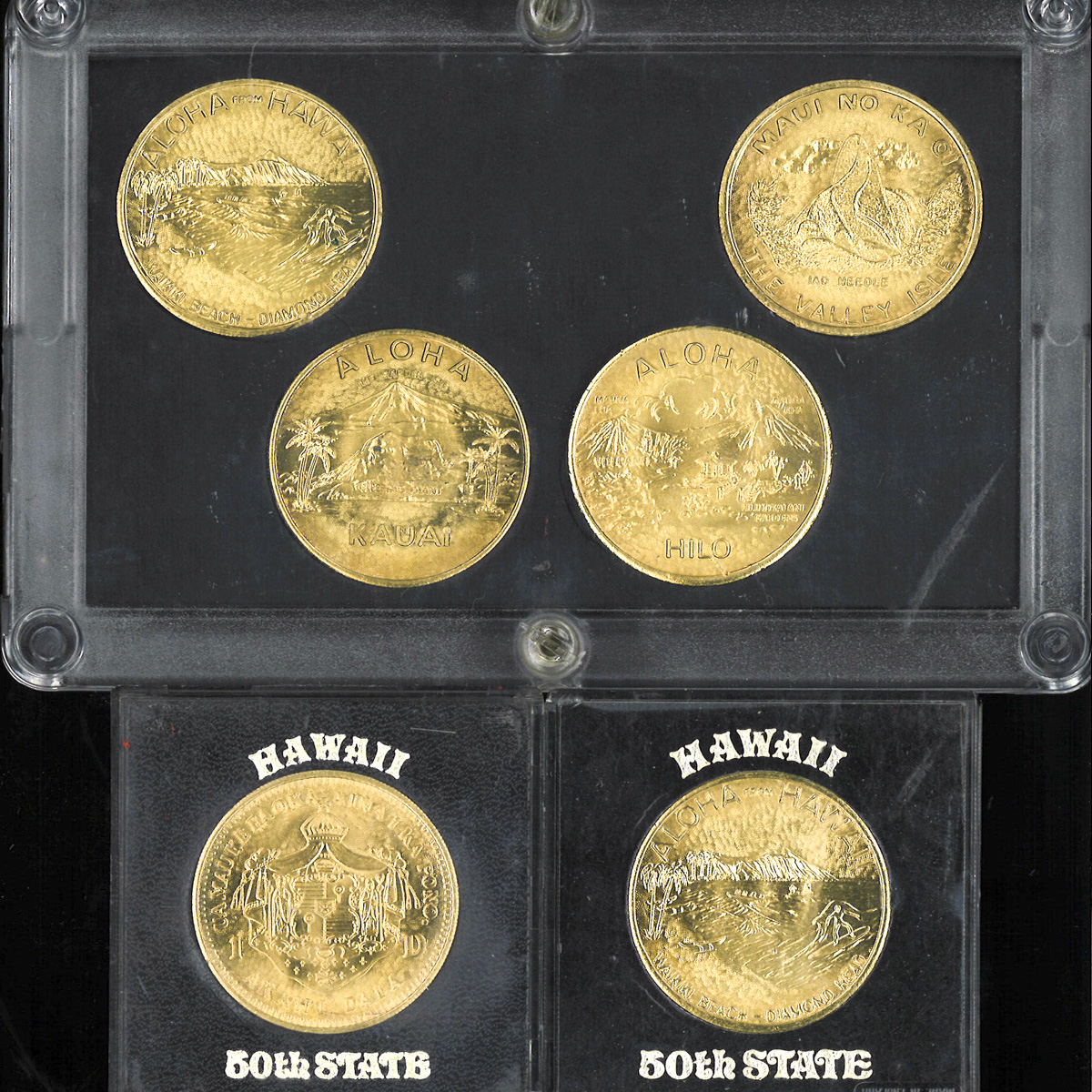 貨幣博物館 | HAWAII ハワイ スーベニア・メダル5種6枚 Proof