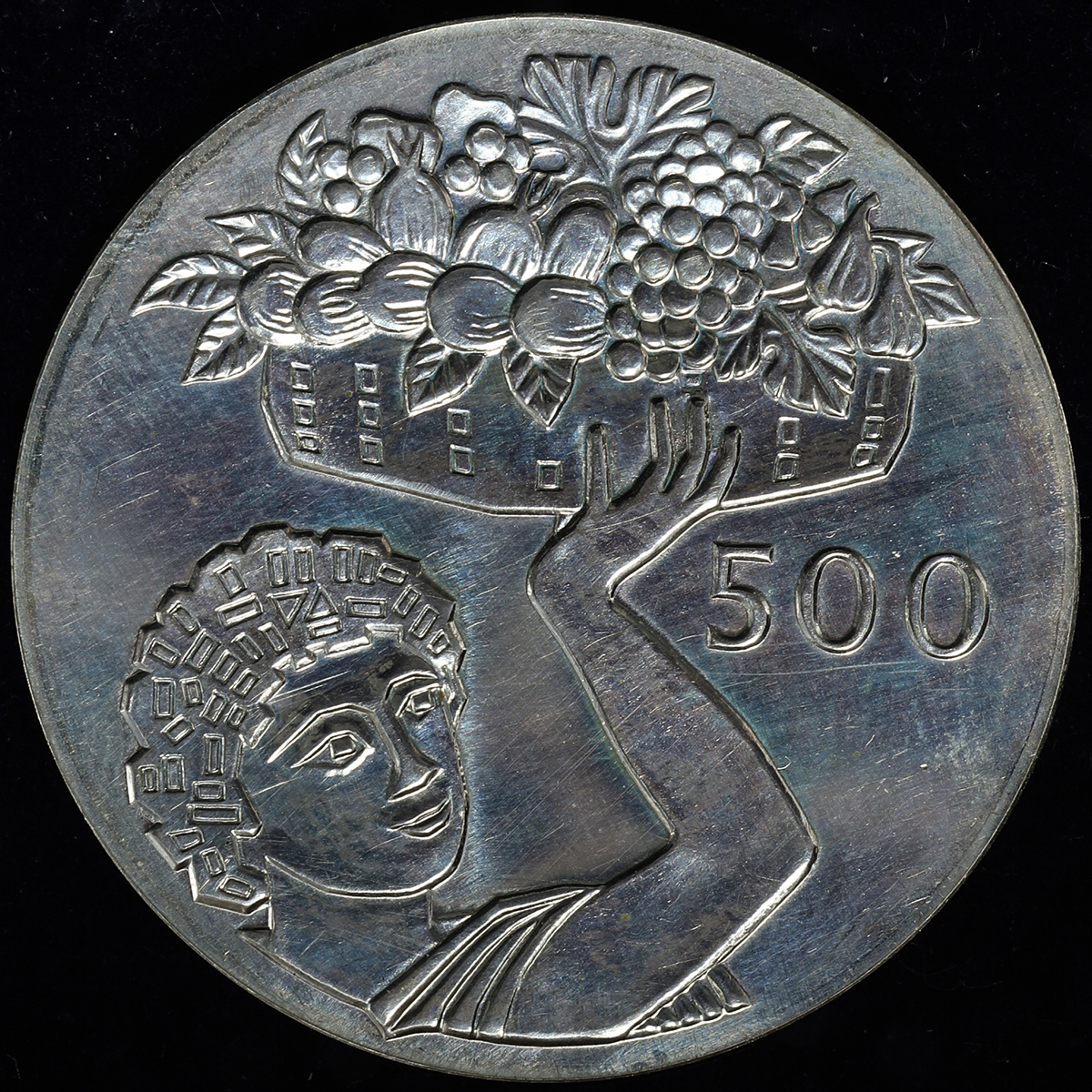 (Silver.925)キプロス異型銀貨 貨幣博物館 | CYPRUS キプロス 500Mils 1970 Proof