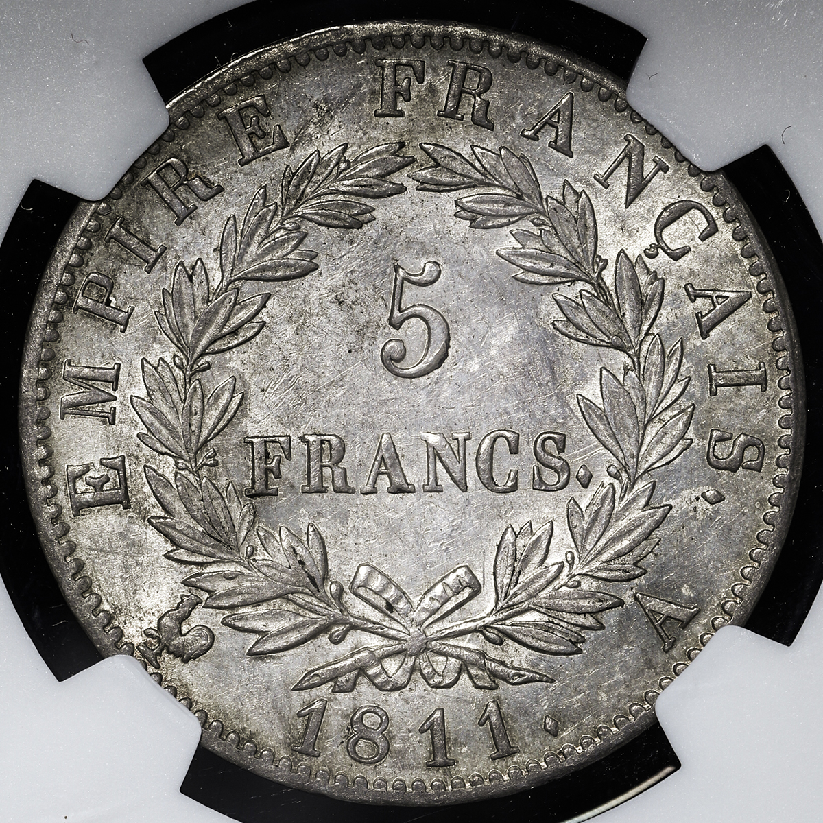 貨幣博物館 | FRANCE Napoleon I ナポレオン1世(1802~15) 5Francs 1811A EF