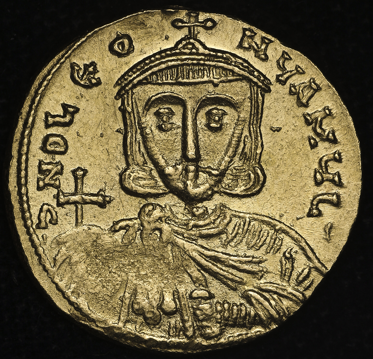 Auction Byzantine Empire ビザンチン帝国 Av Solidus Leo Iii レオ3世 Ad717 741 返品不可 要下見 Sold As Is No Returns