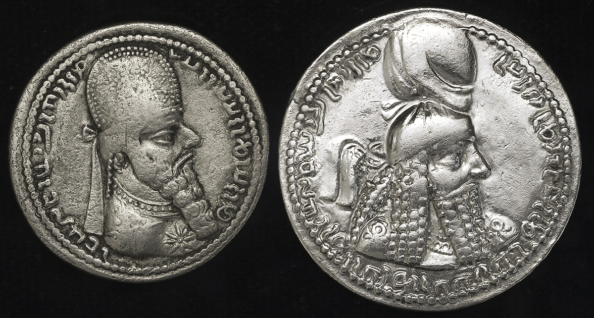 ササン朝ペルシャ；アルダッシールI世、AE16銅貨、珍品-