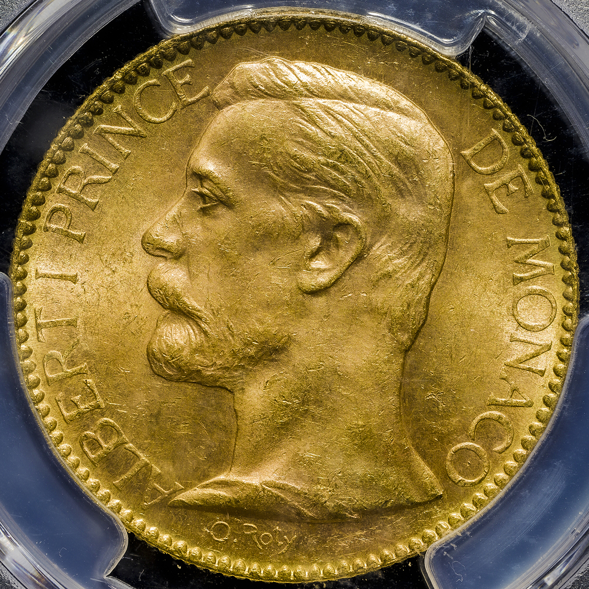 貨幣博物館 Monaco モナコ 100francs 1904a Unc