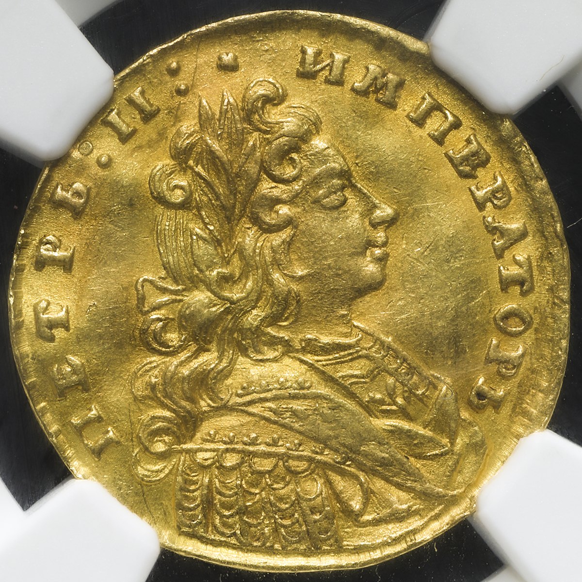 貨幣博物館 | RUSSIA Peter II ピョートル2世(1727~30) Ducat 1729