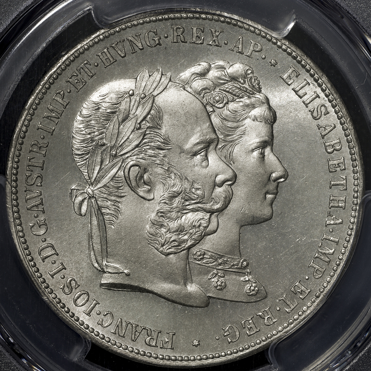 貨幣博物館 | AUSTRIA Franz Josef I フランツ・ヨーゼフ1世(1848~1916) 2Florin 1879 UNC~FDC