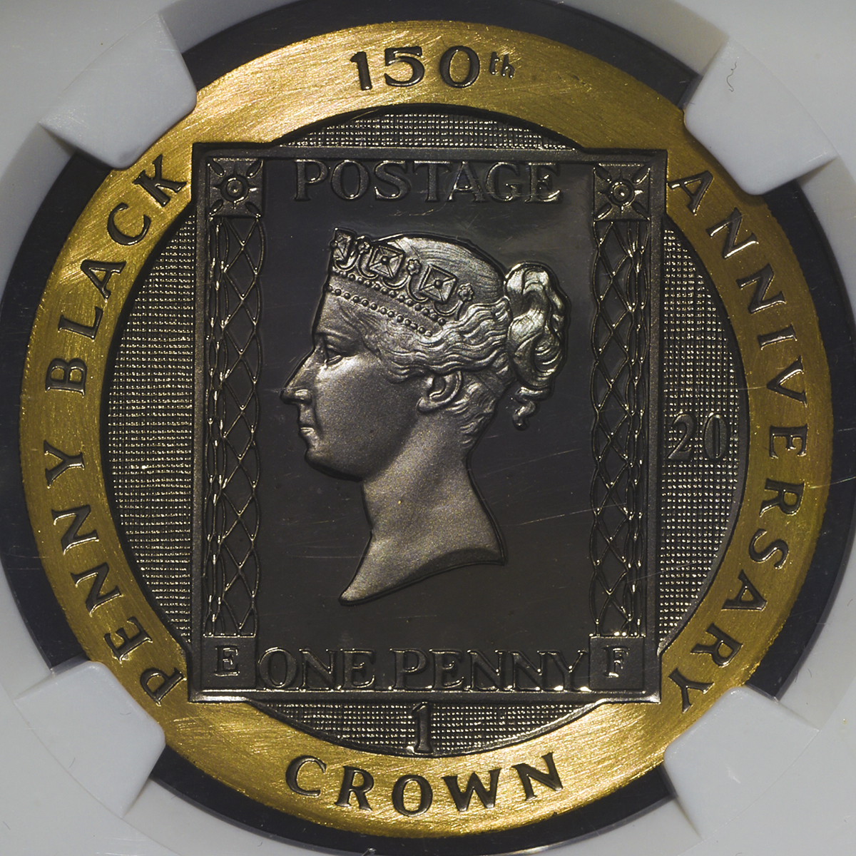 オークション,NGC-“Gem Proof“ISLE OF MAN マン島 Crown in Gold 1990 Proof