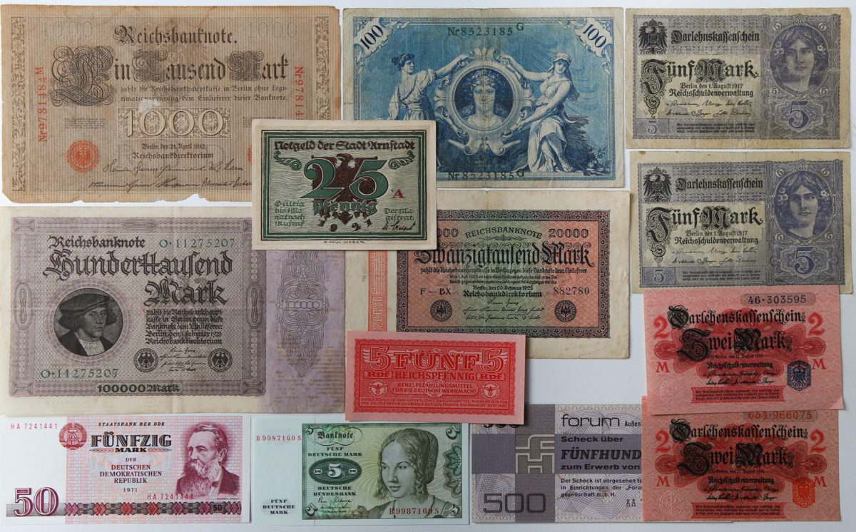 オークション,Lot of German&German Related Paper Money アメリカの