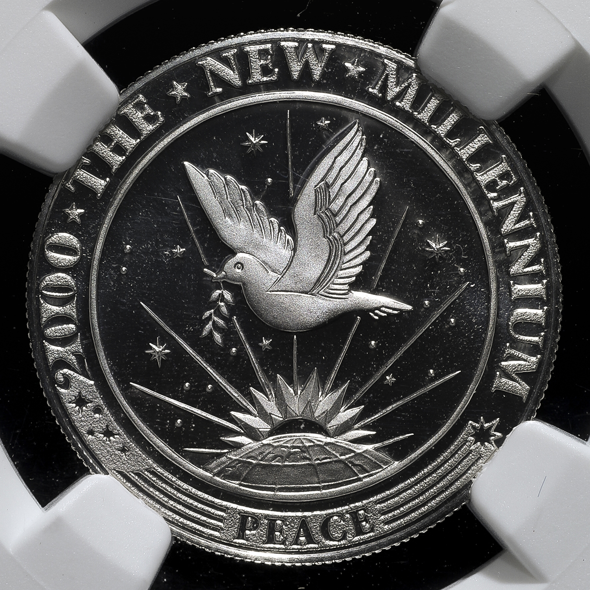 キリバス 2000年 ミレニアム記念/「信念」のコイン 20ドル（プルーフ）銀貨