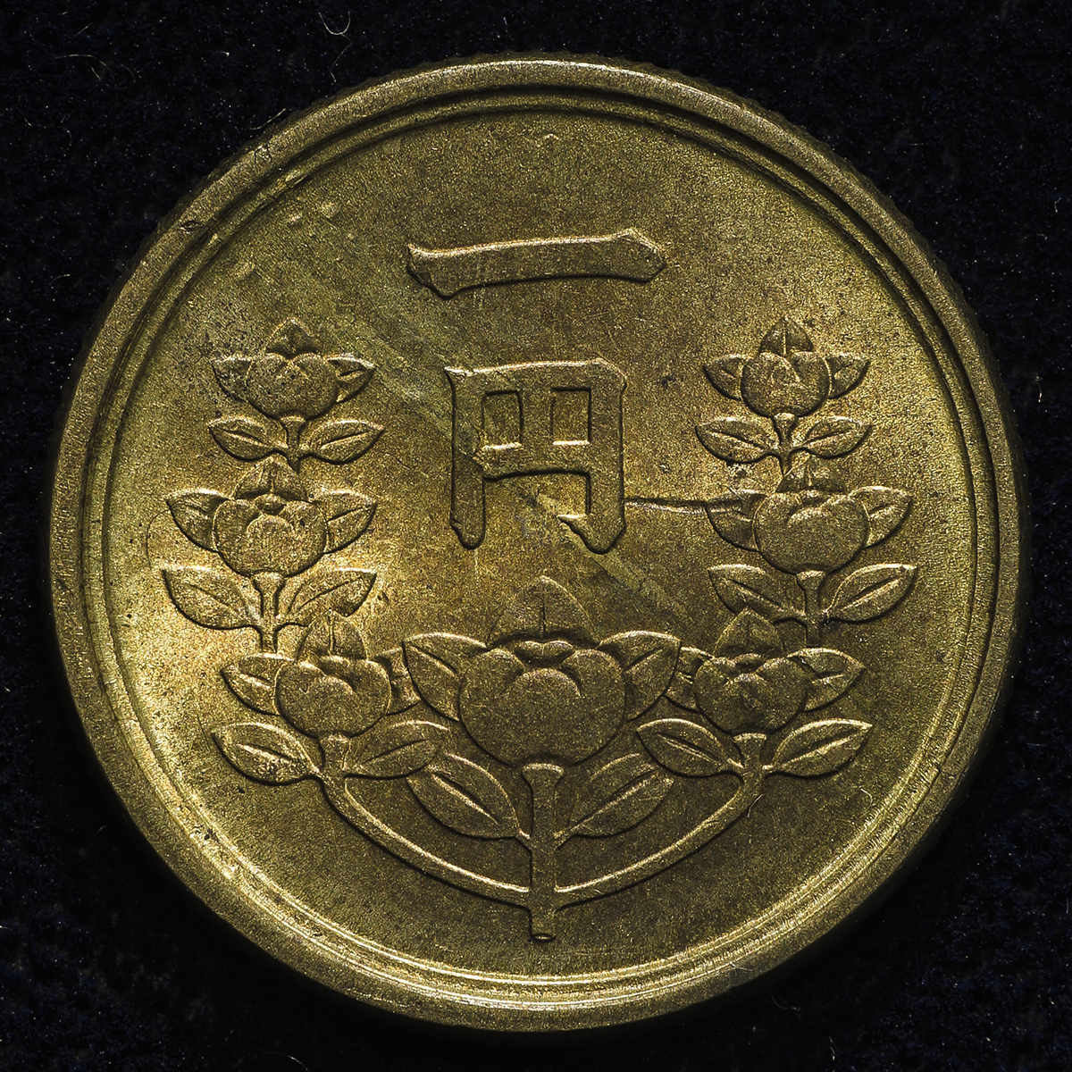 貨幣博物館 | 日本 一円黄銅貨 Brass 1Yen 昭和24年(1949) UNC