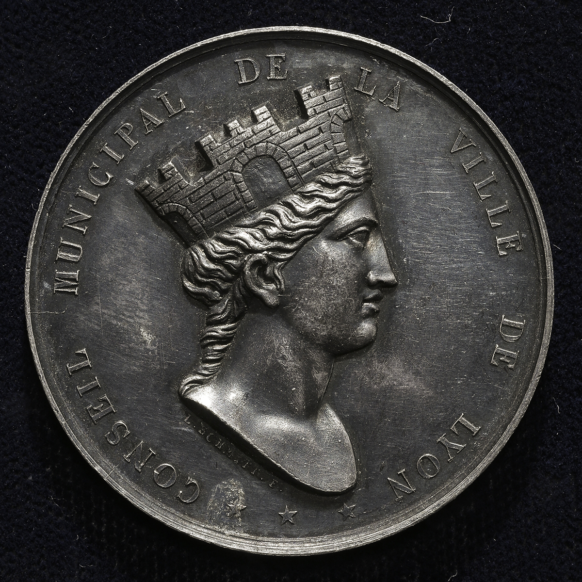 钱币博物馆 France 2nd Rep 第二共和政 1848 51 Ar Medal Nd 1845 60 Ef