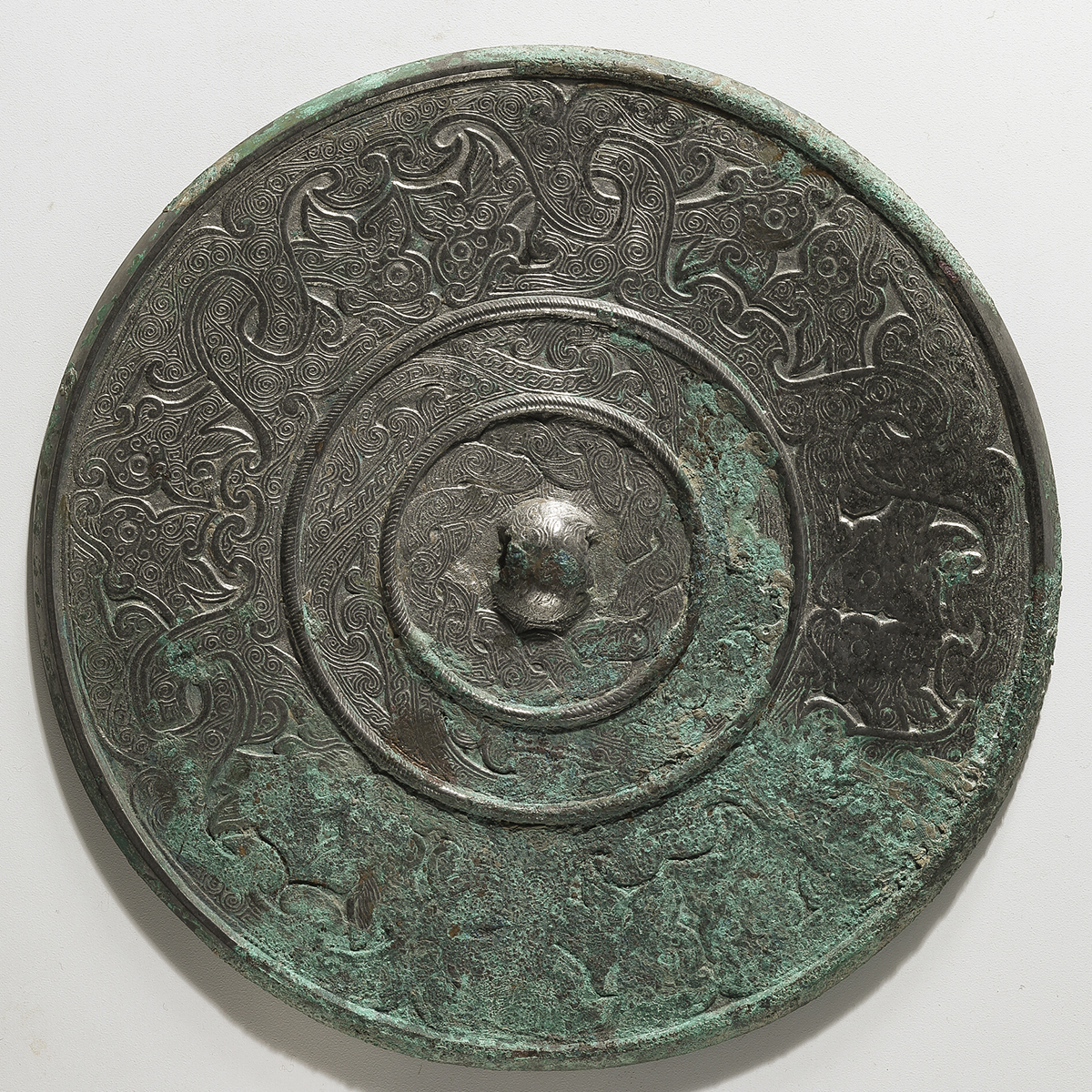 龍紋様金属鏡 【公式通販】