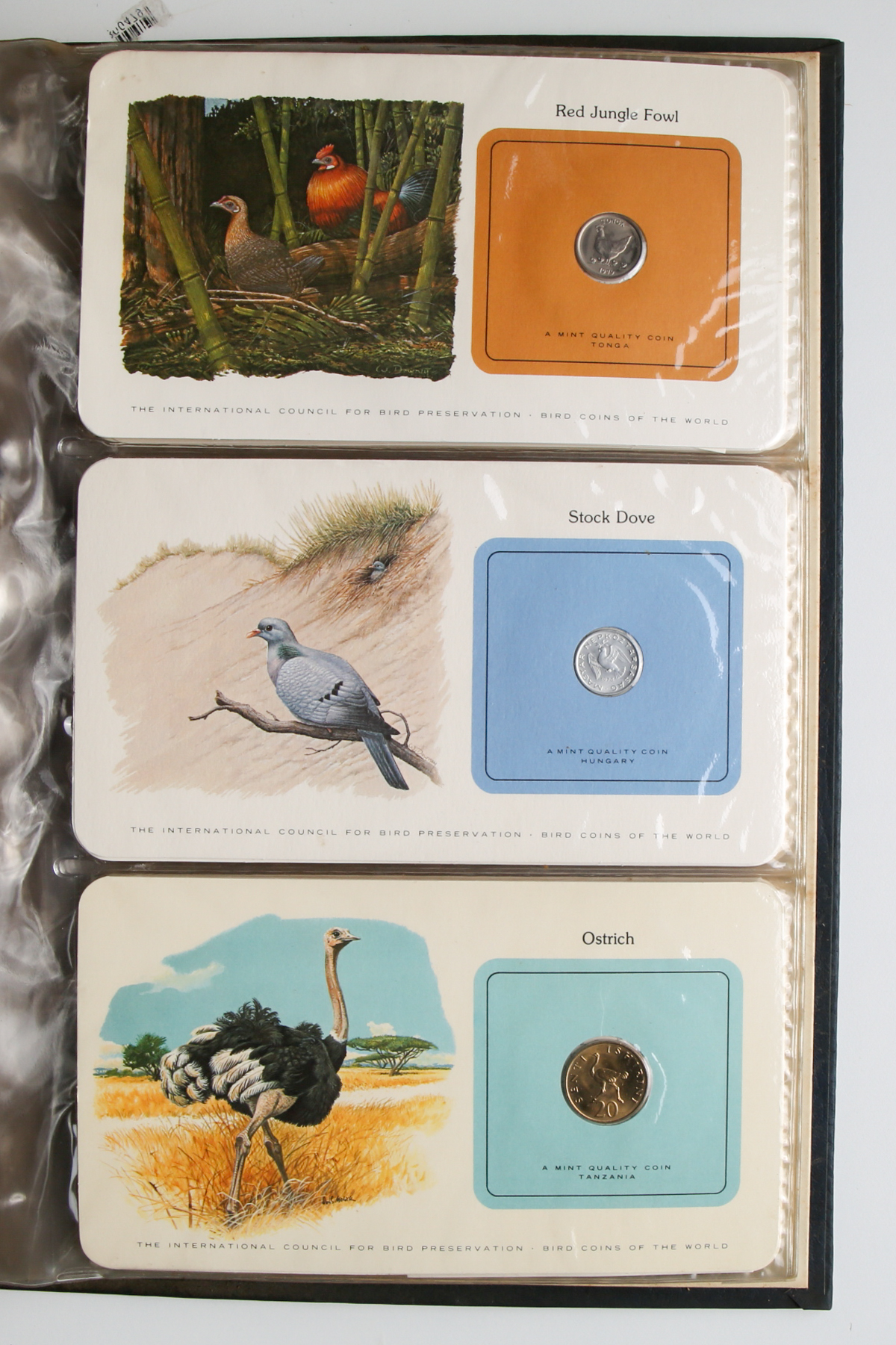 貨幣博物館 | Bird coins of the World 世界の鳥類貨幣ロット フランクリン・ミント社製Book入(図版付) 経年劣化