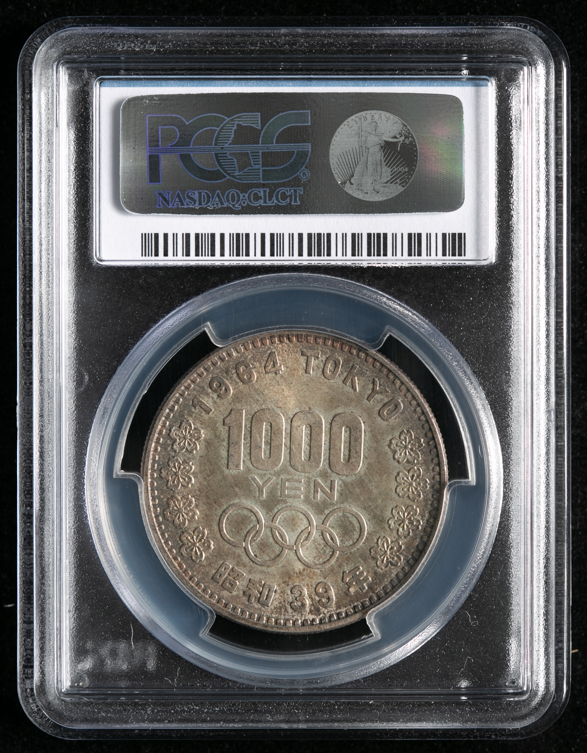 貨幣博物館 | 東京オリンピック記念千円銀貨 Tokyo Olympic 1000Yen Silver 昭和39年(1964) PCGS-MS65