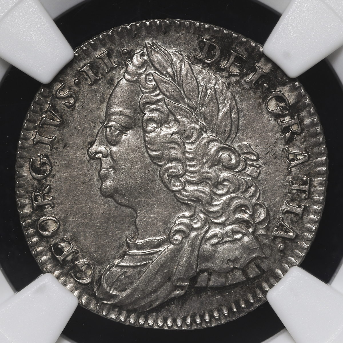 钱币博物馆 Great Britain George Ii ジョージ2世 1727 60 6pence 1758 Unc