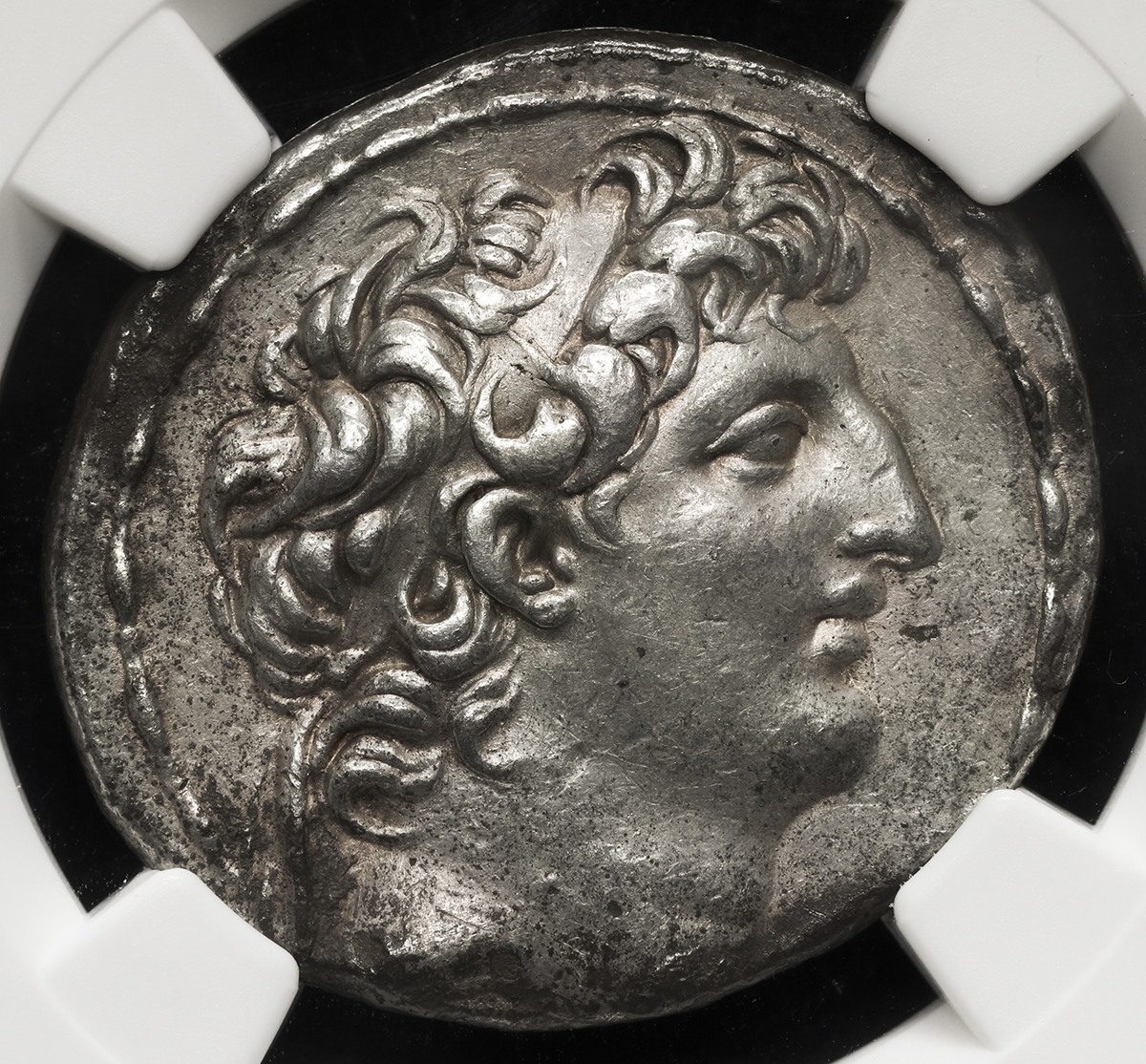 Auction Seleucid Kingdom セレウコス朝シリア Ar Tetradrachm Antiochos Viii アンティオコス8世 121 96bc Ngc Ch Vf Strike5 5 Surface3 5