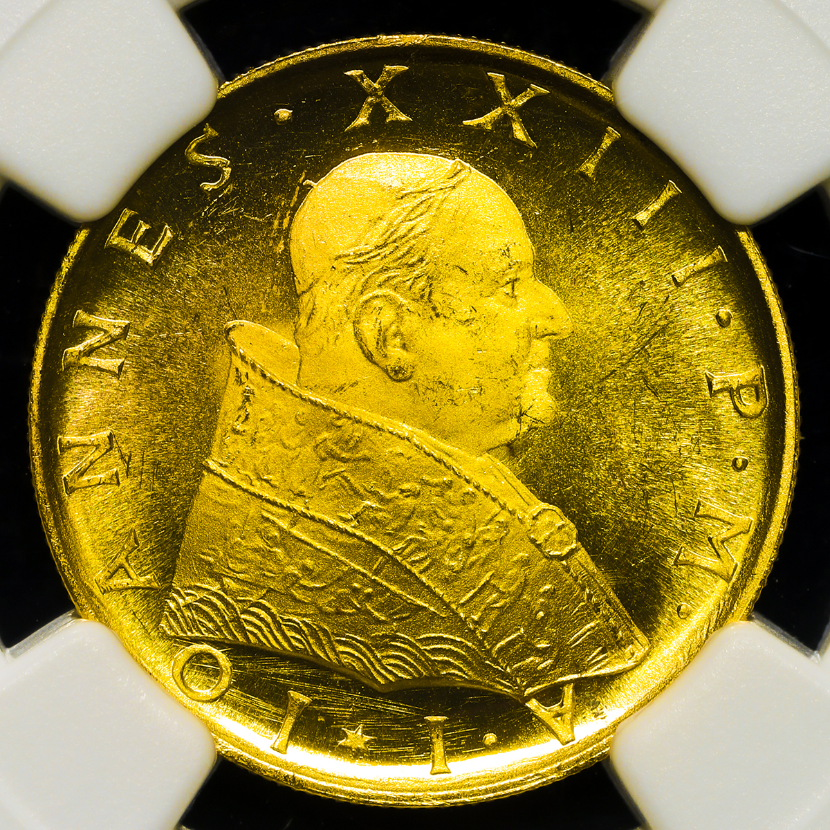 钱币博物馆 Italy Papal States Vatican ローマ教皇領 ヴァチカン 100lire 1959 Unc