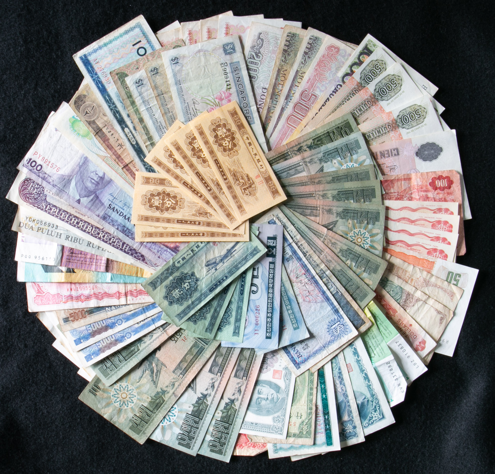 貨幣博物館 | 世界紙幣各種ロットLot of World Banknotes 各国紙幣 Mixed condition状態混合