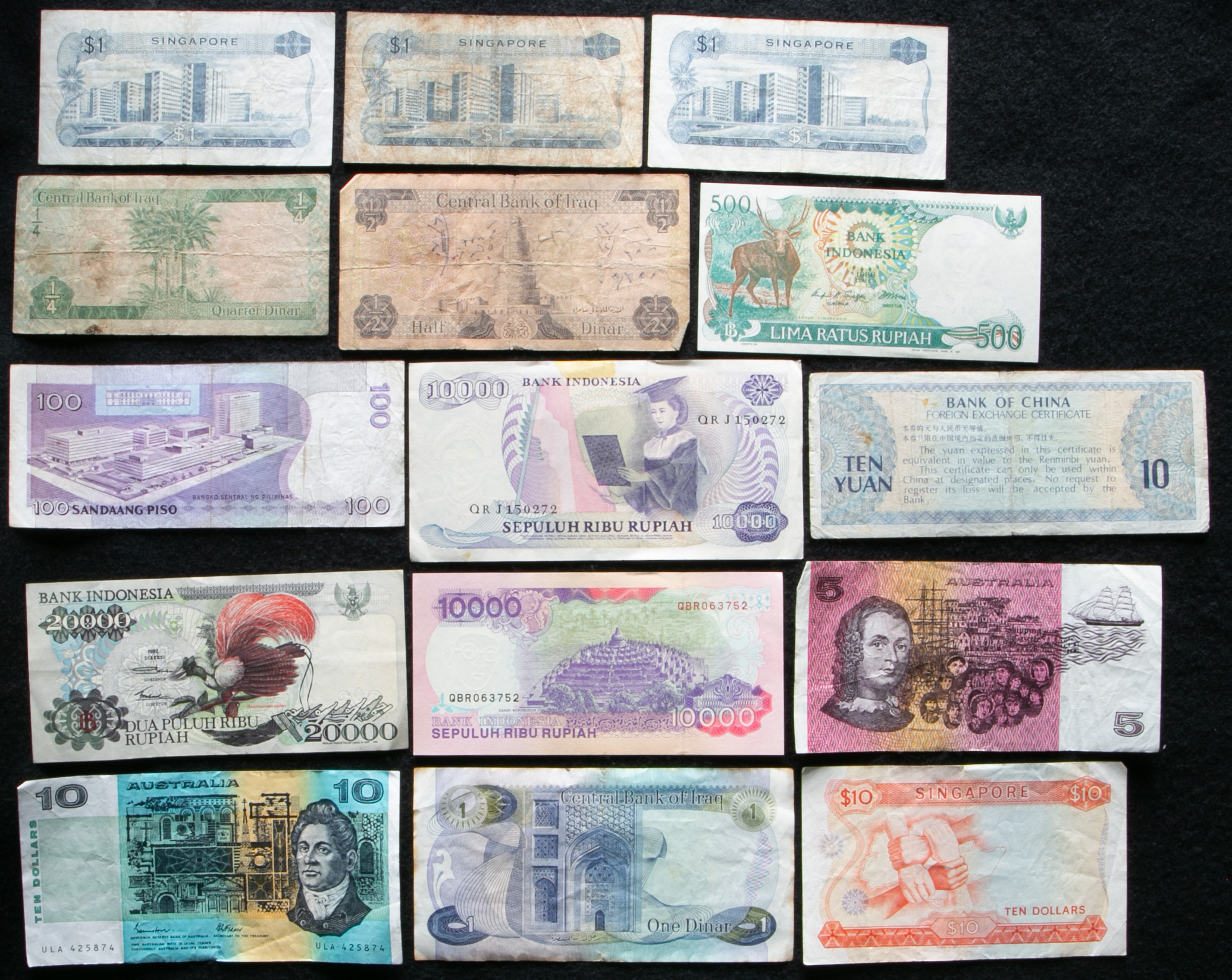 貨幣博物館 | 世界紙幣各種ロットLot of World Banknotes 各国紙幣