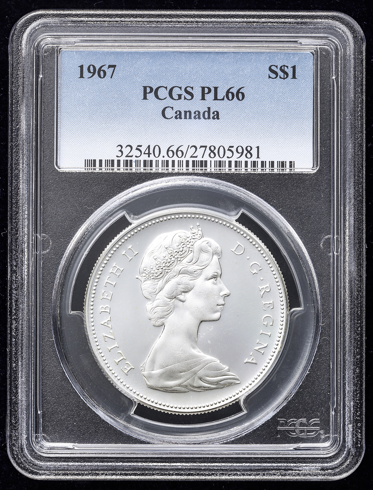 送料込】 A1855【PCGS 高鑑定商品 PL66RD】1993年パンダ大型プルーフ