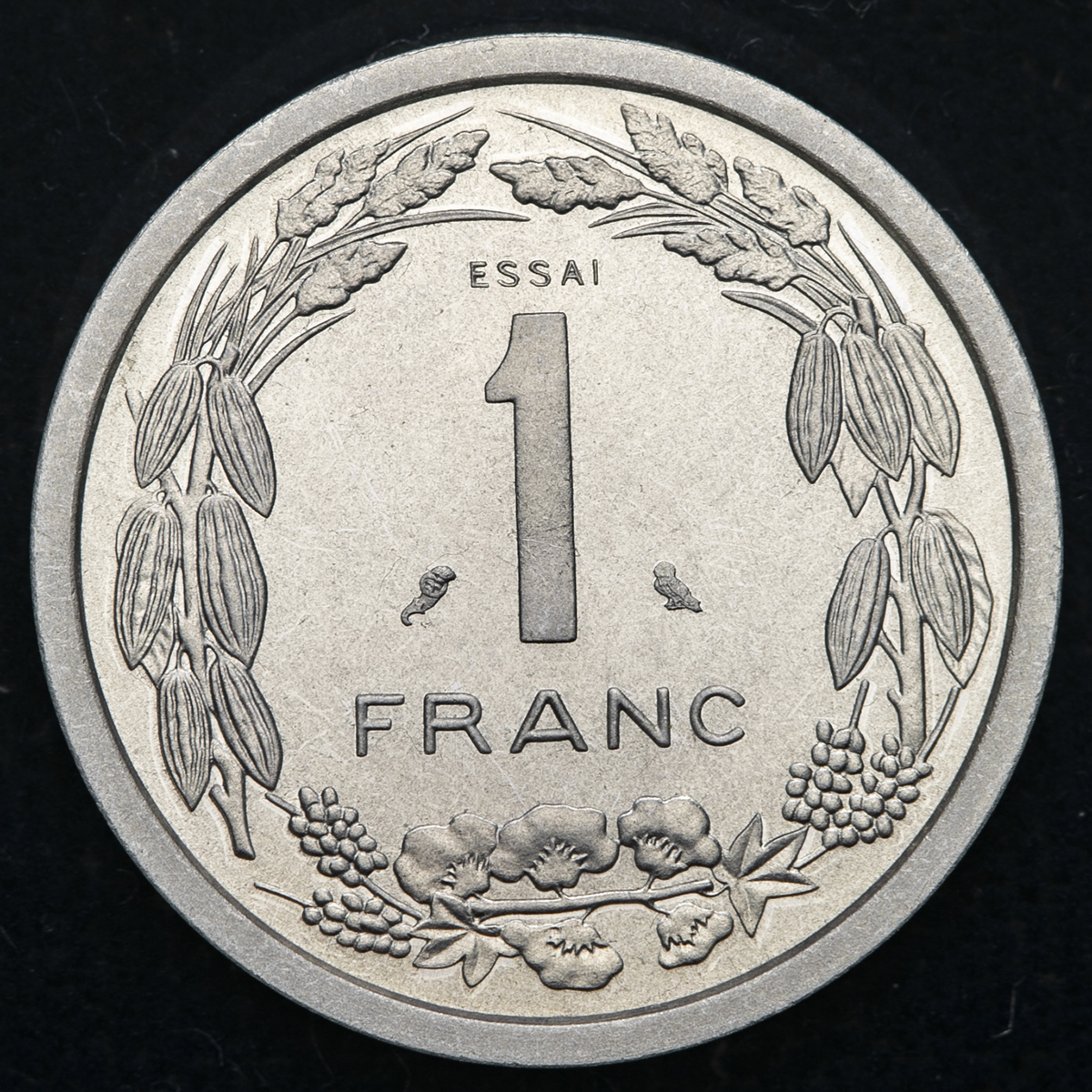 貨幣博物館 | CAMEROON カメルーン Essai 1,10,50,100(x2)Francs 1969