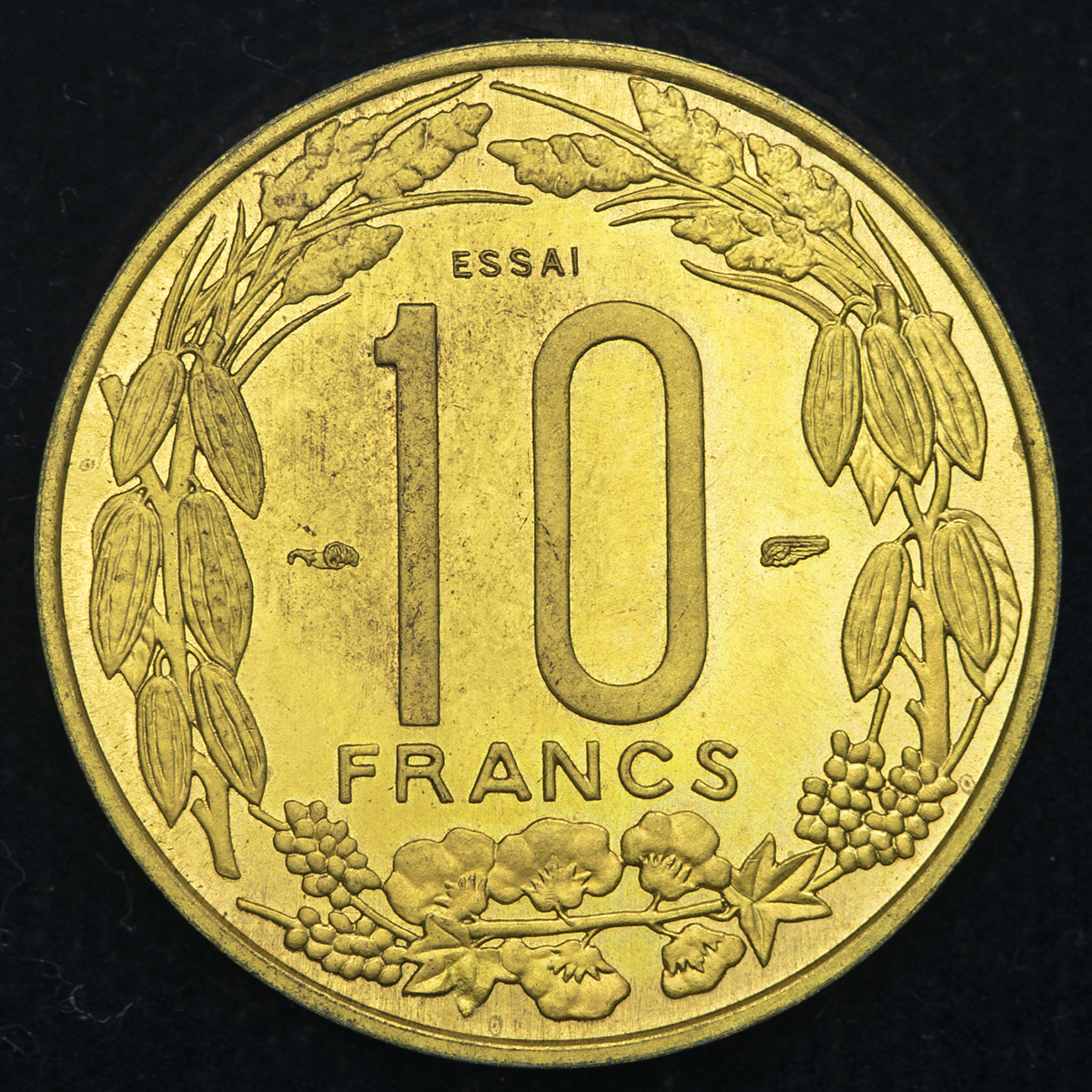 貨幣博物館 | CAMEROON カメルーン Essai 1,10,50,100(x2)Francs 1969