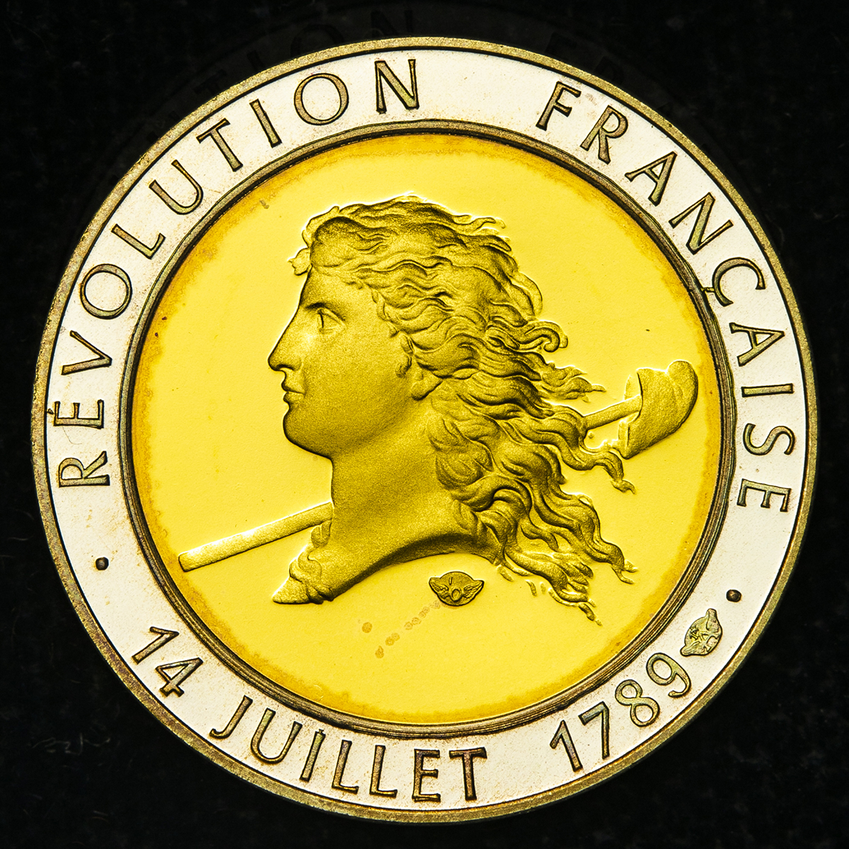 钱币博物馆 France 5th Rep 第五共和政 1958 Medal 19 Unc