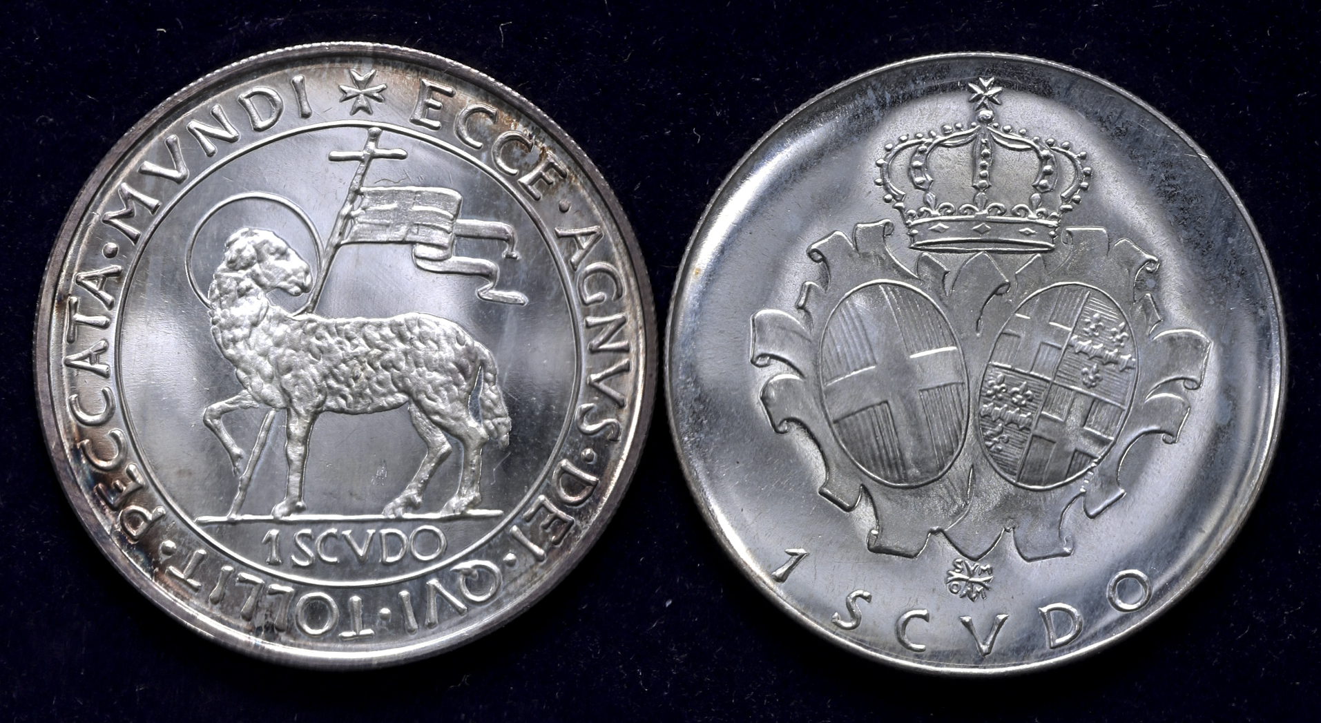 1965年 マルタ騎士団 1スクード銀貨 Order of Malta - 旧貨幣/金貨/銀貨/記念硬貨