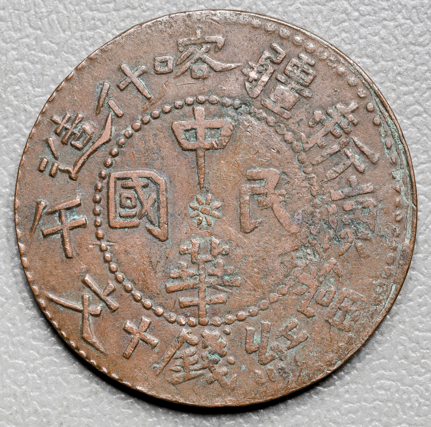 貨幣博物館 | 新疆省 Sinkiang 銅幣 中華民国 新疆喀什造 当紅銭