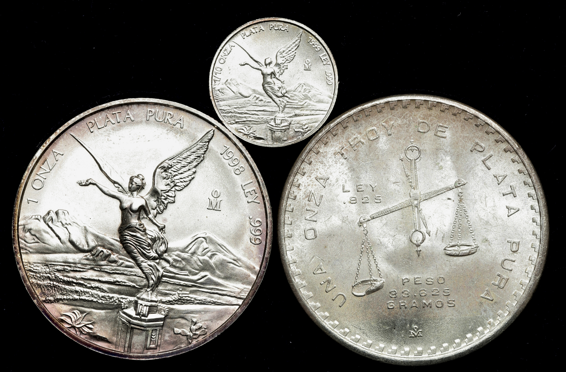 メキシコ　銀貨　1オンス　1998