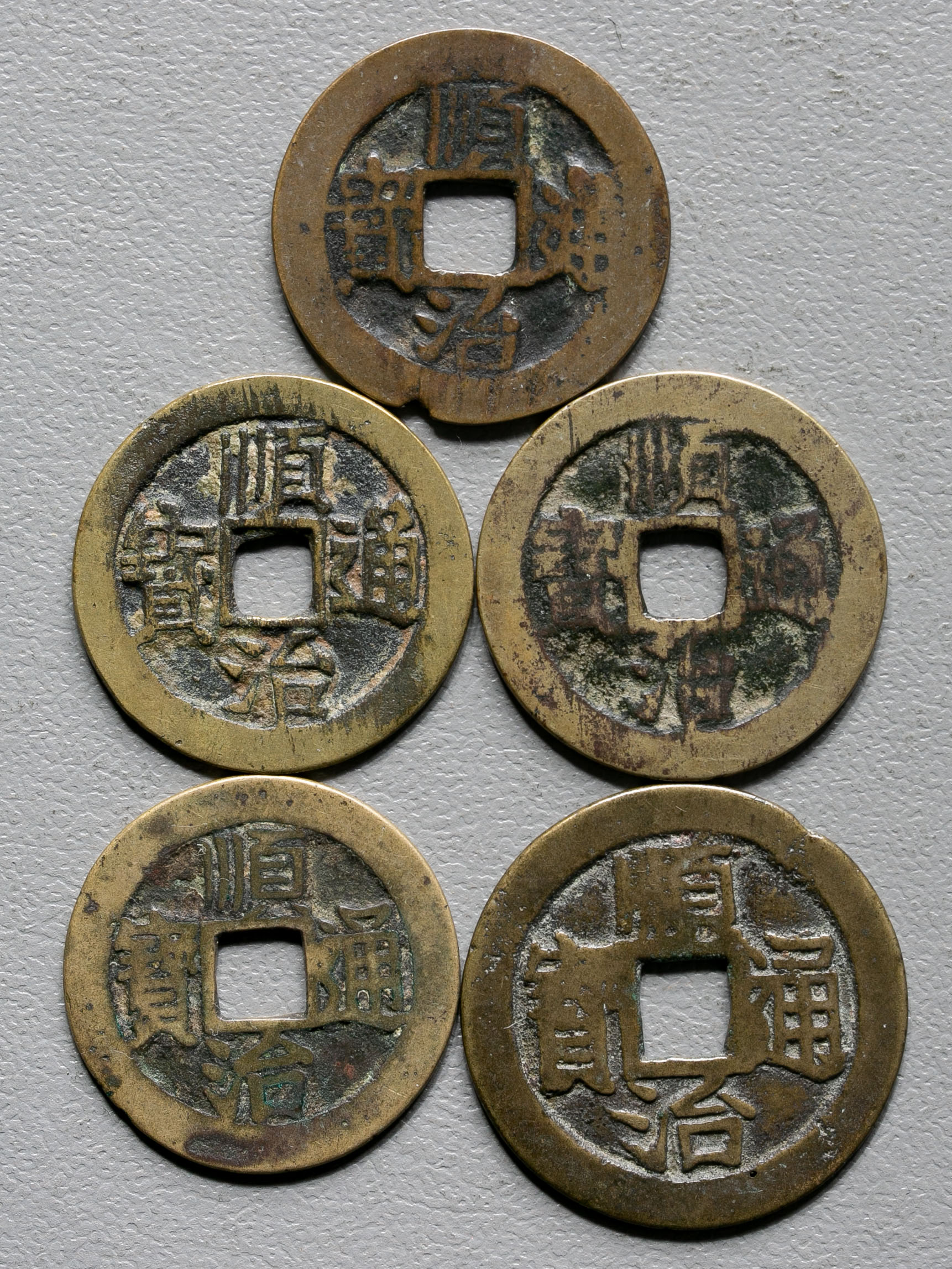 中国銭　弘治通宝　6枚ロット 貨幣博物館 | 中国銭各種 銅幣,打製宣統通宝,打製光緒通宝,大観