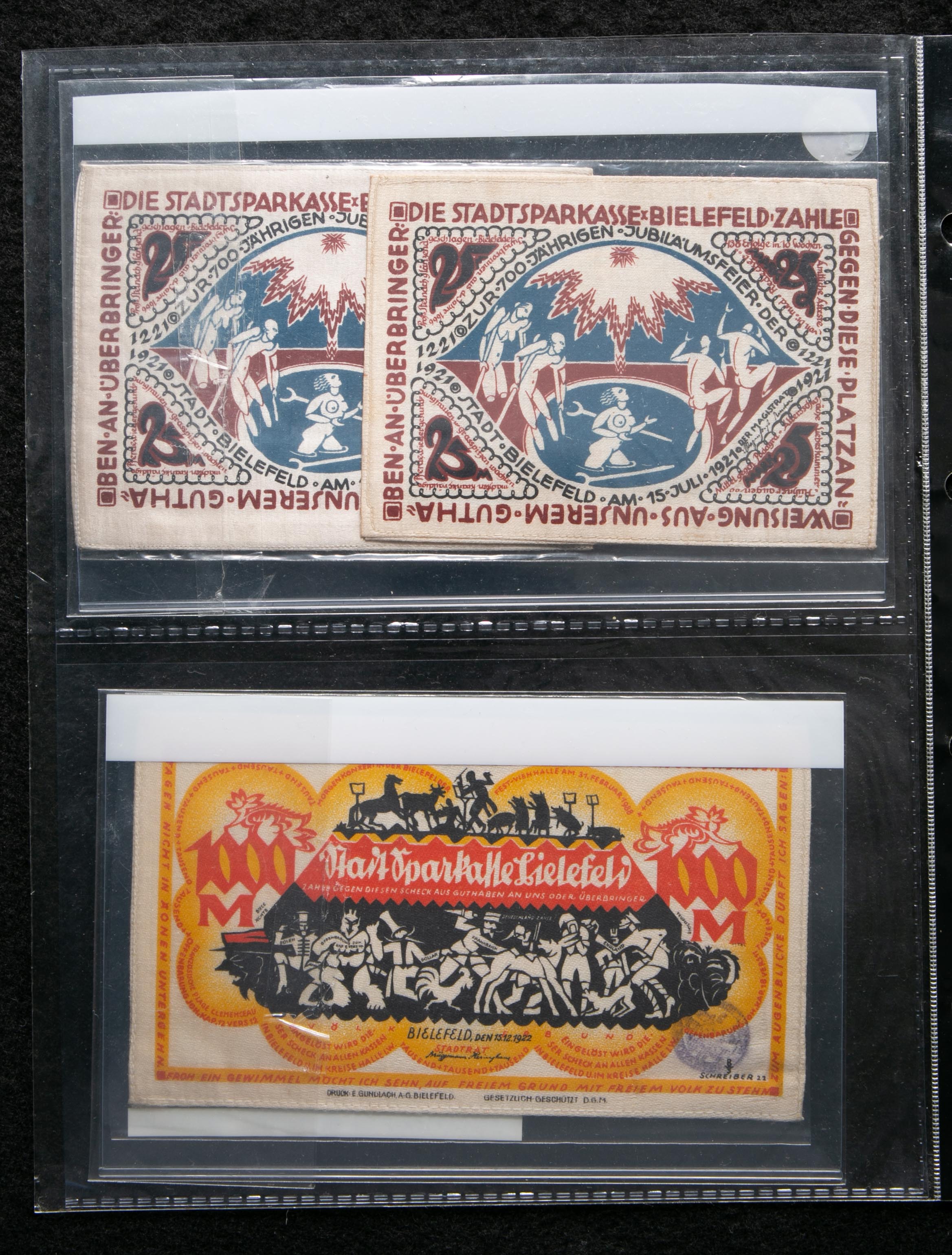 貨幣博物館 | GERMANY ドイツ ハイパーインフレ紙幣 ノートゲルト紙幣 および 絹幣 各種 計約29枚 第一次世界大戦後のインフレ 期に作られた高額札