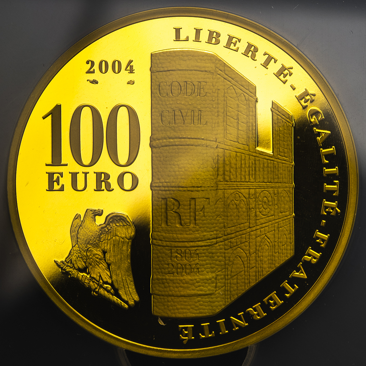 貨幣博物館 | FRANCE 5th Rep 第五共和政（1958~） 100Euro 2004 Proof