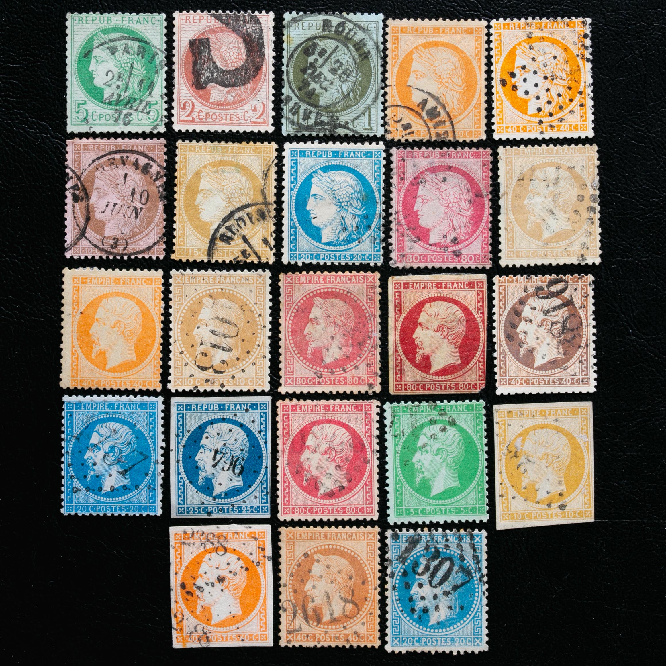 オークション フランス France 切手 Stamp 計23枚組 23pcs 返品不可 要下見 Sold As Is No Returns