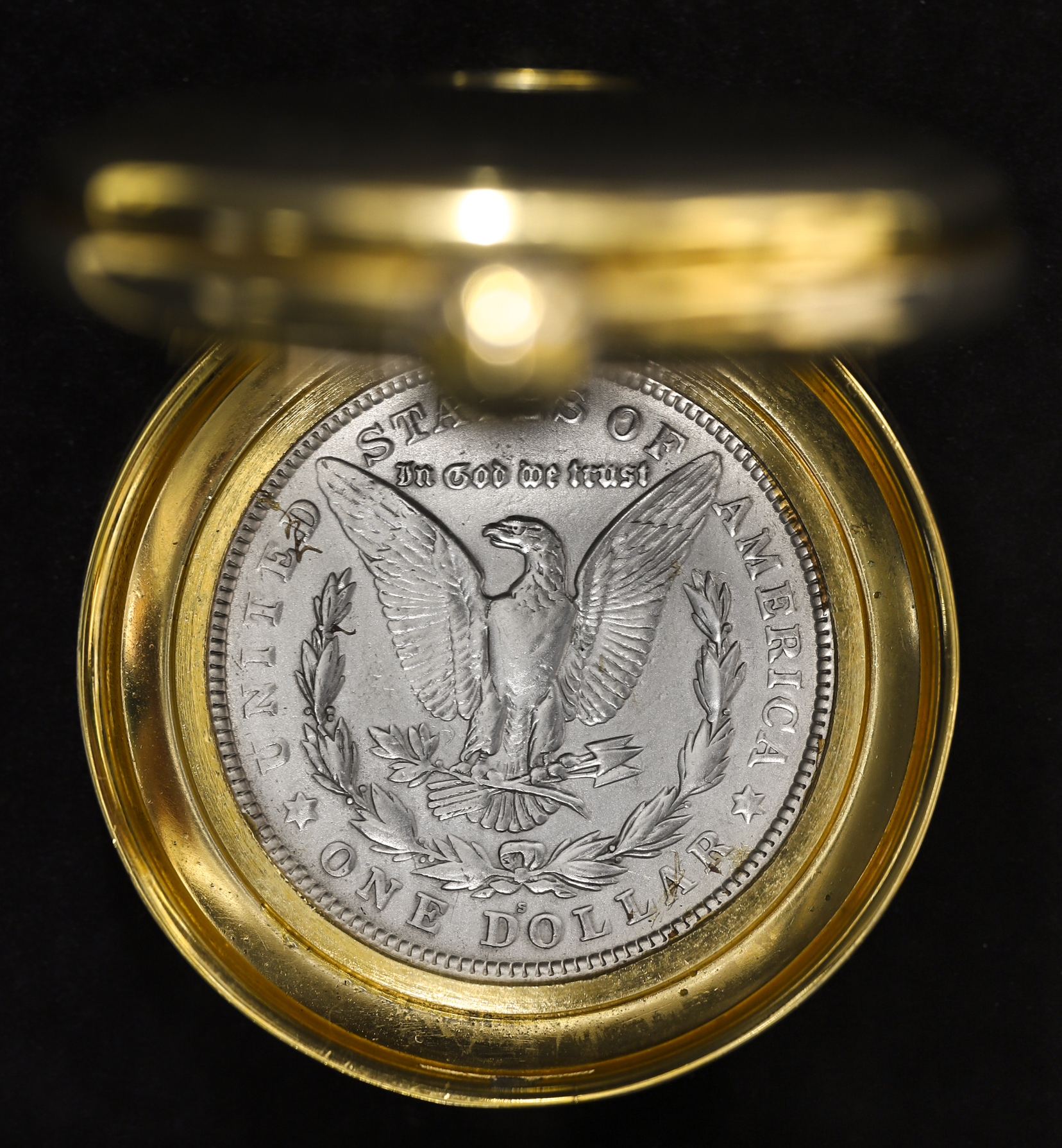 貨幣博物館 | POCKET WATCH 懐中時計 Morgan Silver Dollar 1921