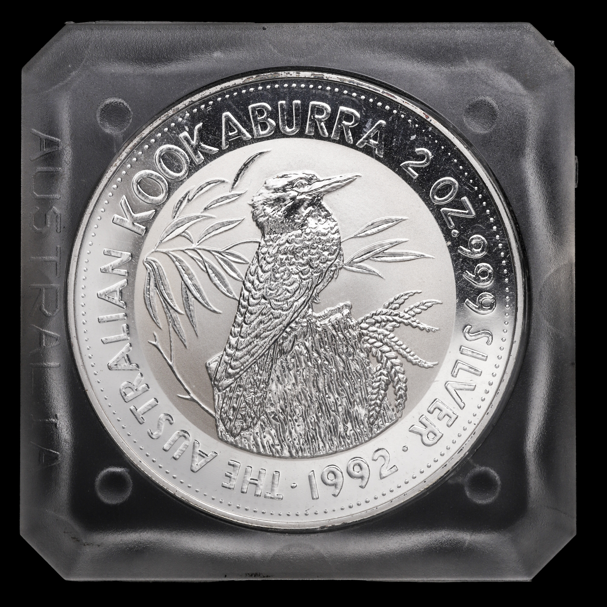 オークション,AUSTRALIA オーストラリア 2Dollar 1992 カワセミ 2oz銀貨