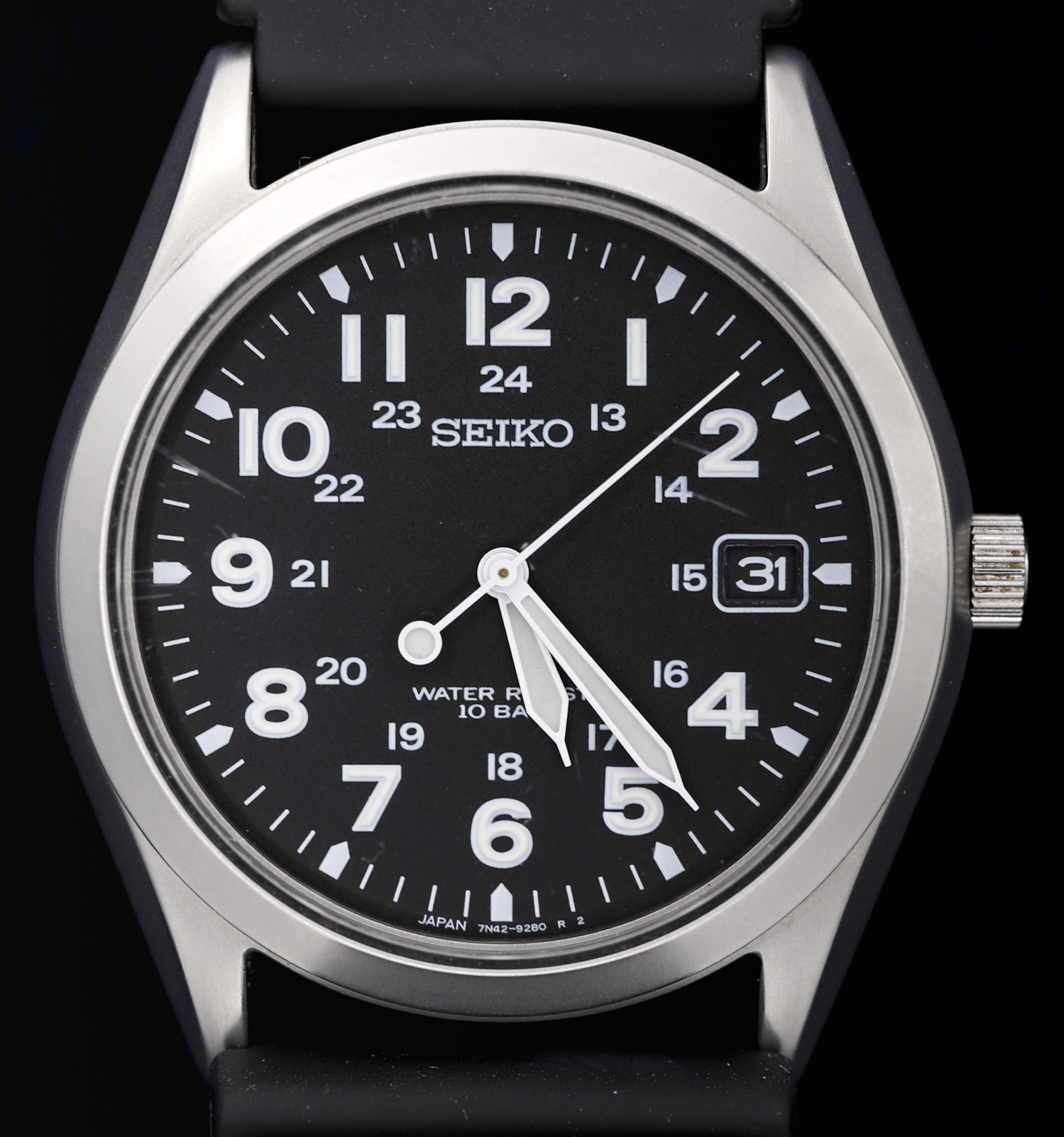 SEIKO セイコー 7N42-8260 ミリタリー SBCA001 - 腕時計(アナログ)