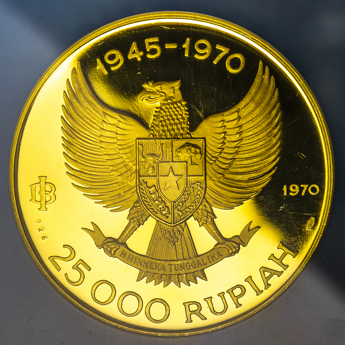 貨幣博物館 | INDONESIA インドネシア 25000Rupiah 1970 Proof