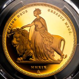 SAINT HELENA セントヘレナ 5Pounds in Gold 2019 保証書・オリジナルケース付 with cert and original case PCGS-PR70 DCAM Proof
